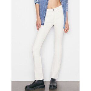 Frame White Le Mini  Boot High-Rise Jeans Women's Size 26
